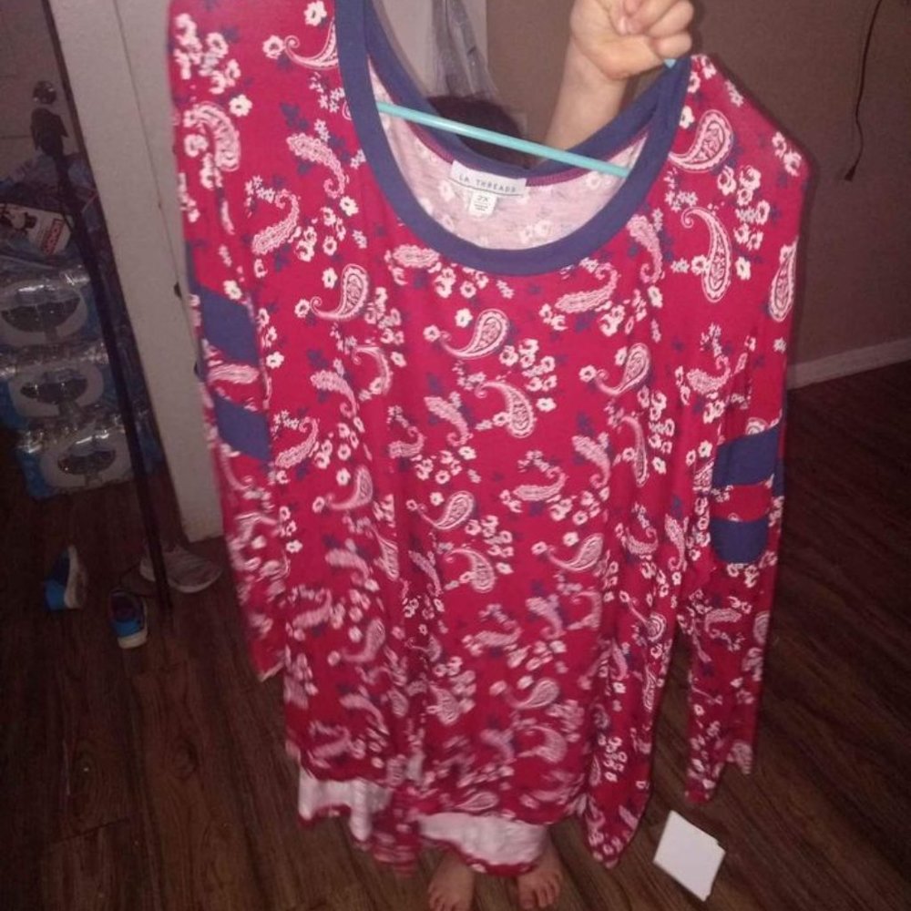 plus size long sleeve top 3xl